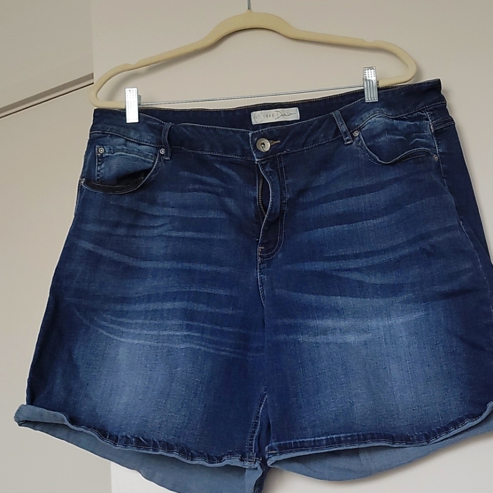 Denim shorts